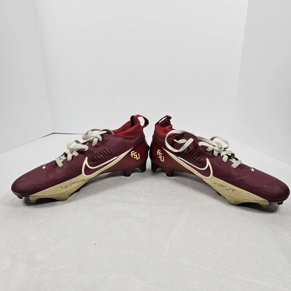 Nike Vapor Edge Pro 360 2 FSU Seminoles Football Cleats Team Issued Mens 12.5 W